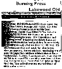 Burning Press Lakewood OH 10/6/1994 Taproot Reviews